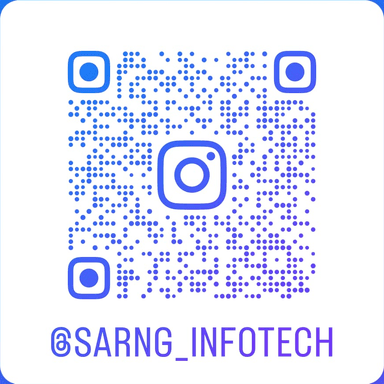 Instagram QR code for @sarng_infotech